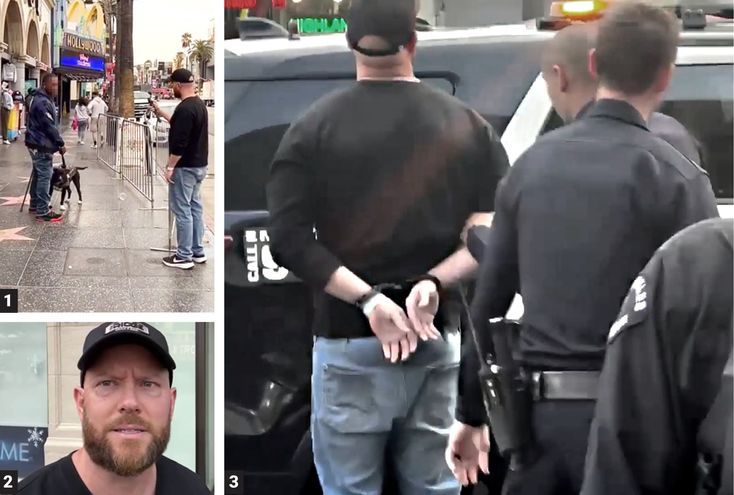 1) A passerby challenged by bully Smith-Levin 2) A hostile Smith-Levin 3) Smith-Levin’s very public arrest